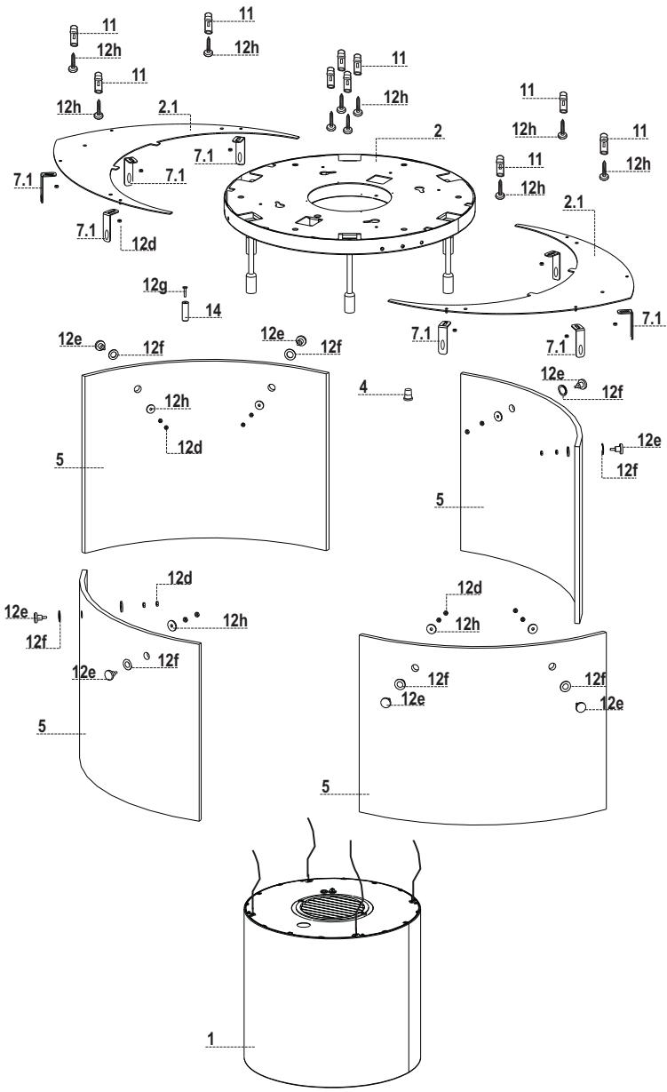 FABER NEST - Composants (modèles nest) - 1