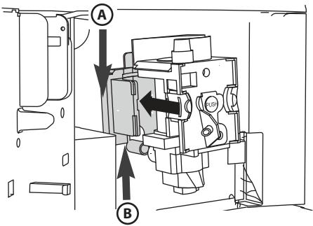 HOTPOINT CM 9945 HA - L'infuseur (A5) ne peut être dégagé lorsqu'une machine est allumée. n'essayez pas d'extraire l'infuseur avec force. - 1