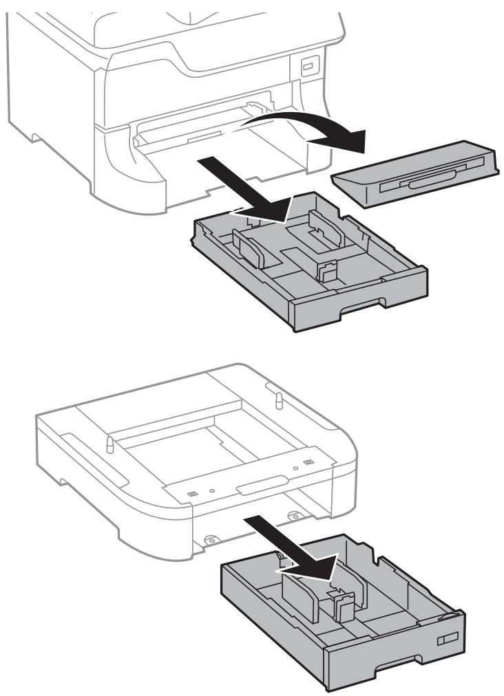 EPSON WORKFORCE WF-2885DWF - Fixez les supports avec les fixations et les vis. - 2