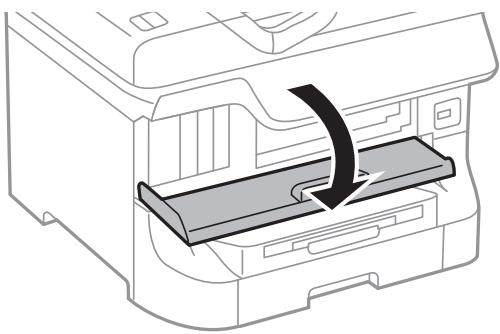 EPSON WORKFORCE WF-2885DWF - Retrait de papier coincé du couvercle avant (A) - 1