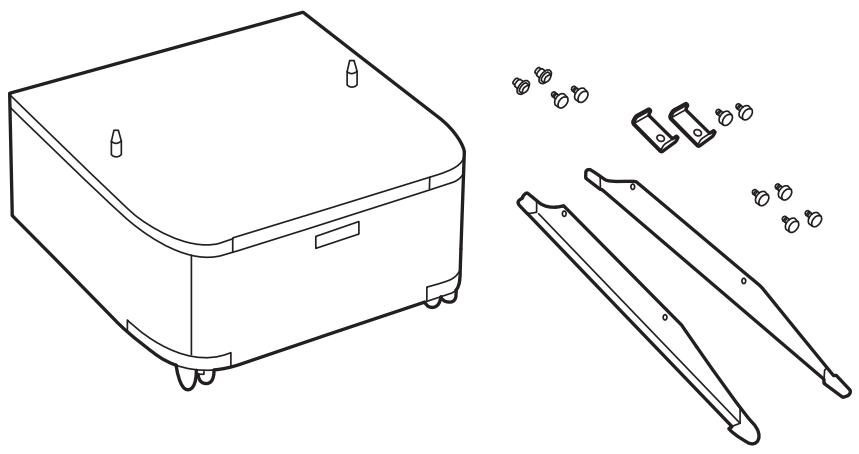 EPSON WORKFORCE WF-2885DWF - Vérifiez les éléments fournis. - 1