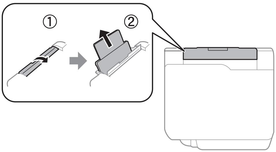 EPSON WORKFORCE WF-2885DWF - Chargement de papier dans l'Alim. papier arrière - 1