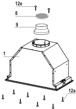 FRANKE BOX FBI 732L GR - Encombrement - 2