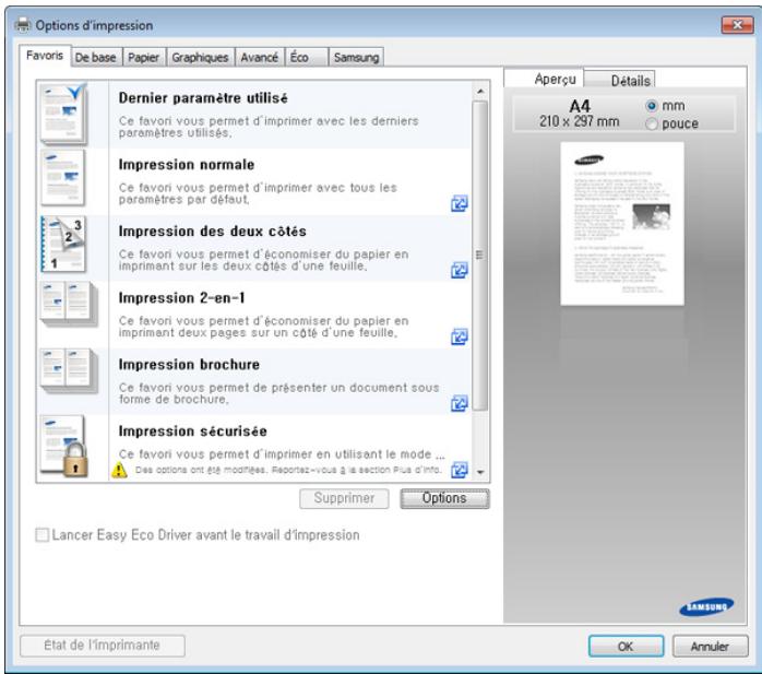 SAMSUNG SL-K7400LX - Ouverture des préférences d'impression - 3