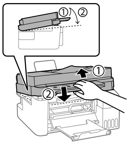 EPSON ET-2826 - Fermez le scanner. - 1