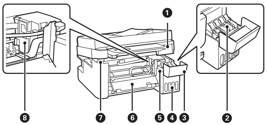 EPSON ET-2826 - Nom et fonction des pièces - 5