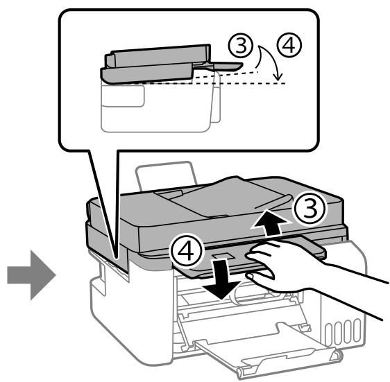 EPSON ET-2826 - Fermez le scanner. - 2