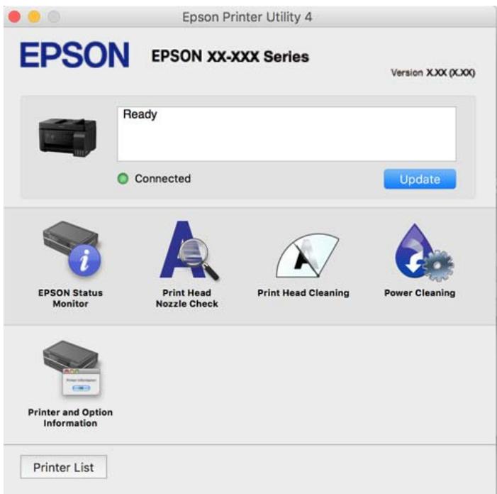 EPSON ET-2826 - Guide du pilote d'impression mac OS - 1