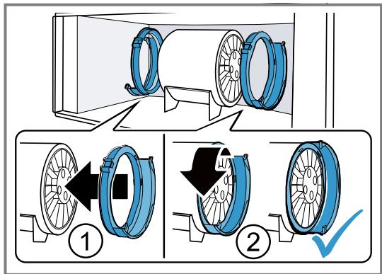 NEFF D58ML66N1 - Préparer le mode recirculation de l'air - 1