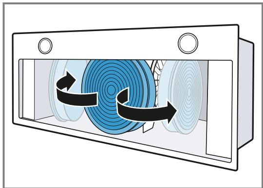 NEFF D58ML66N1 - Dépose du filtre anti-odeurs - 5