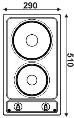 AMICA KME13135E - Instructions de montage de la cuisine dans l'orifice du meuble - 1