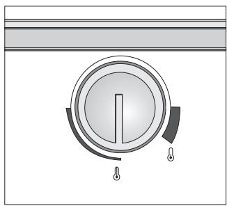 GORENJE NRK6192JC - RÉGULATION DE LA TEMPERATURE DANS LE RÉFRIGERATEUR (UNIQUEMENT SUR CERTAINS MODELES À FROID VENTILÉ) - 1