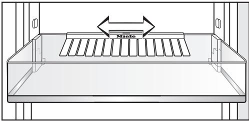 MIELE K37672ID - Déplacer le porte-bouteilles - 1
