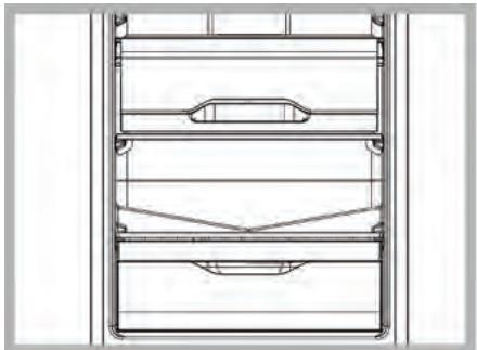 INDESIT LI7FF2SB - LI7 FF2 S B - Récipient FLEXI USE BOX* - 2