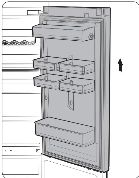 SAMSUNG RB41R7817S9 - RB41R7867SR/EF - Inversement du sens d'ouverture de la porte - 4