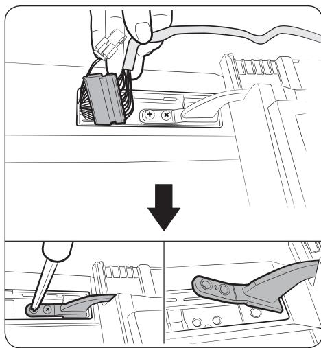 SAMSUNG RB41R7817S9 - RB41R7867SR/EF - Inversement du sens d'ouverture de la porte - 3