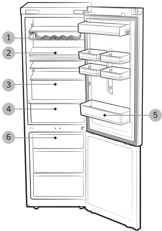 SAMSUNG RB41R7817S9 - RB41R7867SR/EF - Pièces et caractéristiques - 1