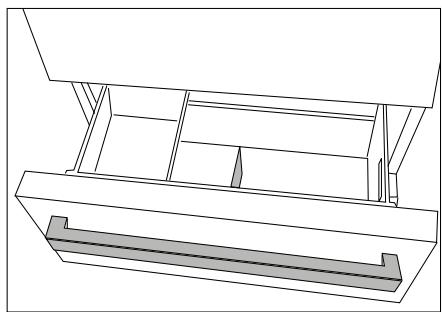 BEKO GNE530DW - Bac récapitulateur de glaçons (en option) - 2