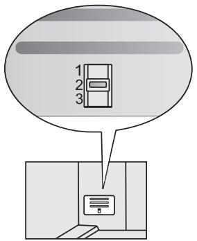 GORENJE NRK6192MR - VOLET RÉGLABLE MANUELLEMENT (UNIQUEMENT SUR CERTAINS MODÈLES À FROID VENTILÉ / NO FROST) - 1
