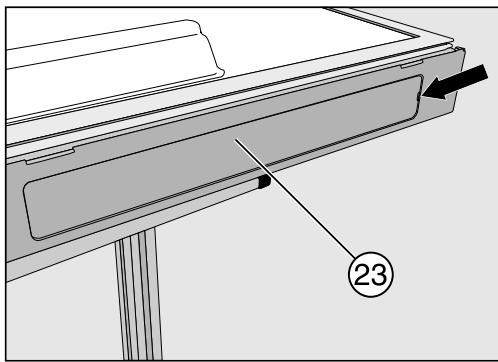 MIELE KFN29283DBB - Mise en place du système d'ouverture de porte - 1
