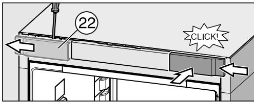 MIELE KFN29283DBB - Mise en place de la charnière de porte supérieure - 3