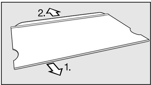MIELE KFN29283DBB - Démonter la tablette - 1