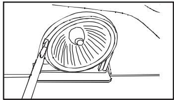 ELECTROLUX ARES35800X - Remplacement de l'ampoule d'éclairage - 1