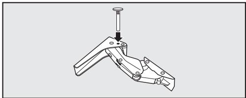 MIELE KFN37282ID - Réglage de la charnière de porte - 9