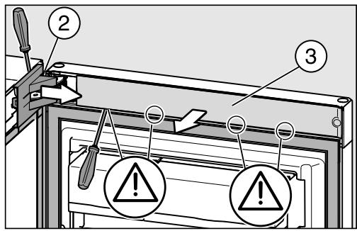 MIELE KFN29283DEDTCS - Retirer les caches supérieurs - 2