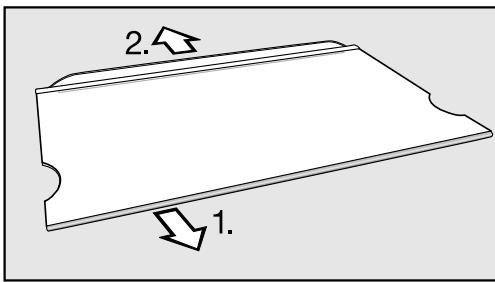 MIELE KFN29283DEDTCS - Démonter la tablette - 1