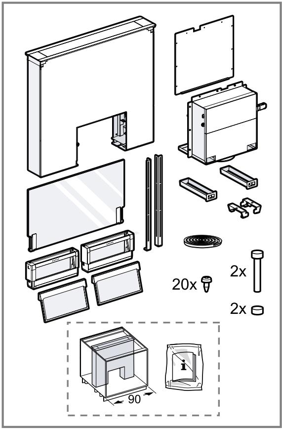 NEFF I98WMM1S5 - Contenu de la livraison - 1
