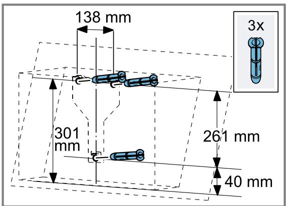 NEFF D95IHM1S0 - Préparation du mur - 4