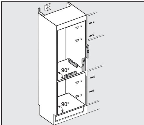 MIELE K32222I - Monter la porte - 7