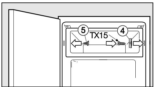 MIELE K32222I - Monter la porte - 5
