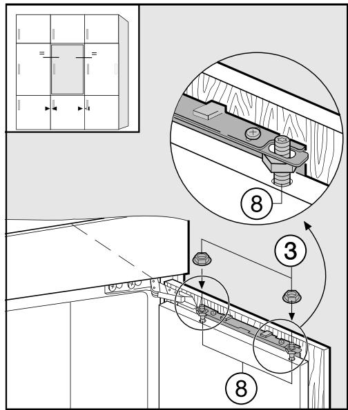 MIELE K32222I - Montage de la porte du meuble - 6
