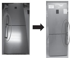 SAMSUNG RB37J5700SA - Démontage de la porte du réfrigérateur - 32