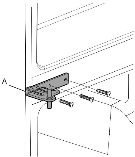 WHIRLPOOL WQ9E1L - Enlever et replacer la porte du congélateur/Flexi Freeze - 1
