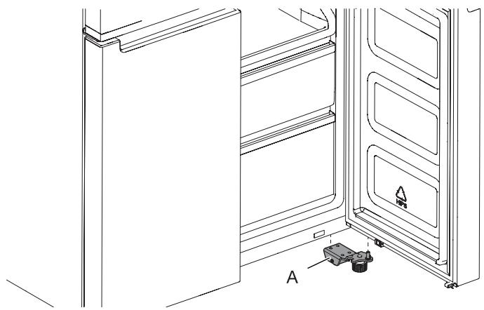 WHIRLPOOL WQ9E1L - Enlever et replacer la porte du congélateur/Flexi Freeze - 2