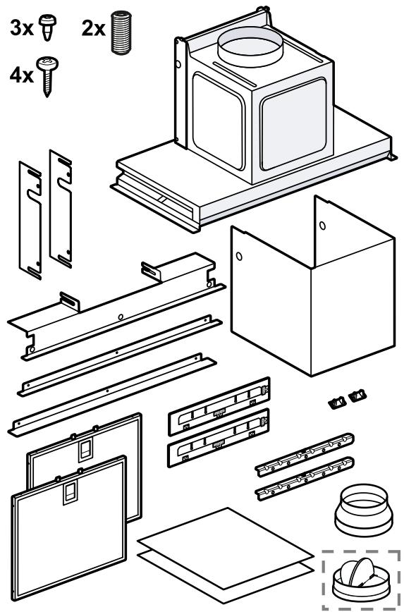 NEFF D65XAM2S0 - Contenu de la livraison - 1