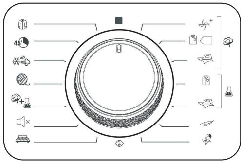 ESSENTIELB ESLHP8-1D - Bouton de sélection des programmes - 1