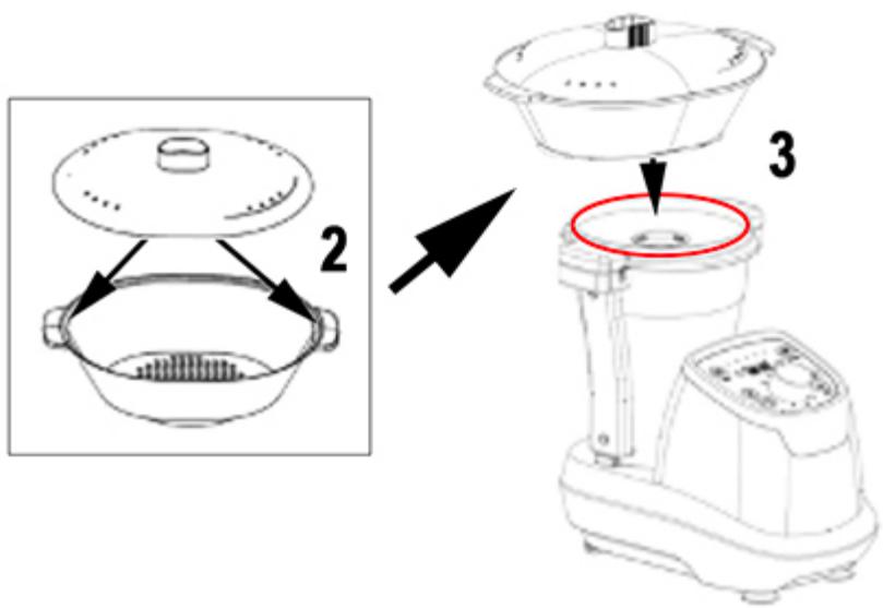 TECHWOOD COOKSTATION CS-7 - Mode 4 - Cuisson à la vapeur - 2