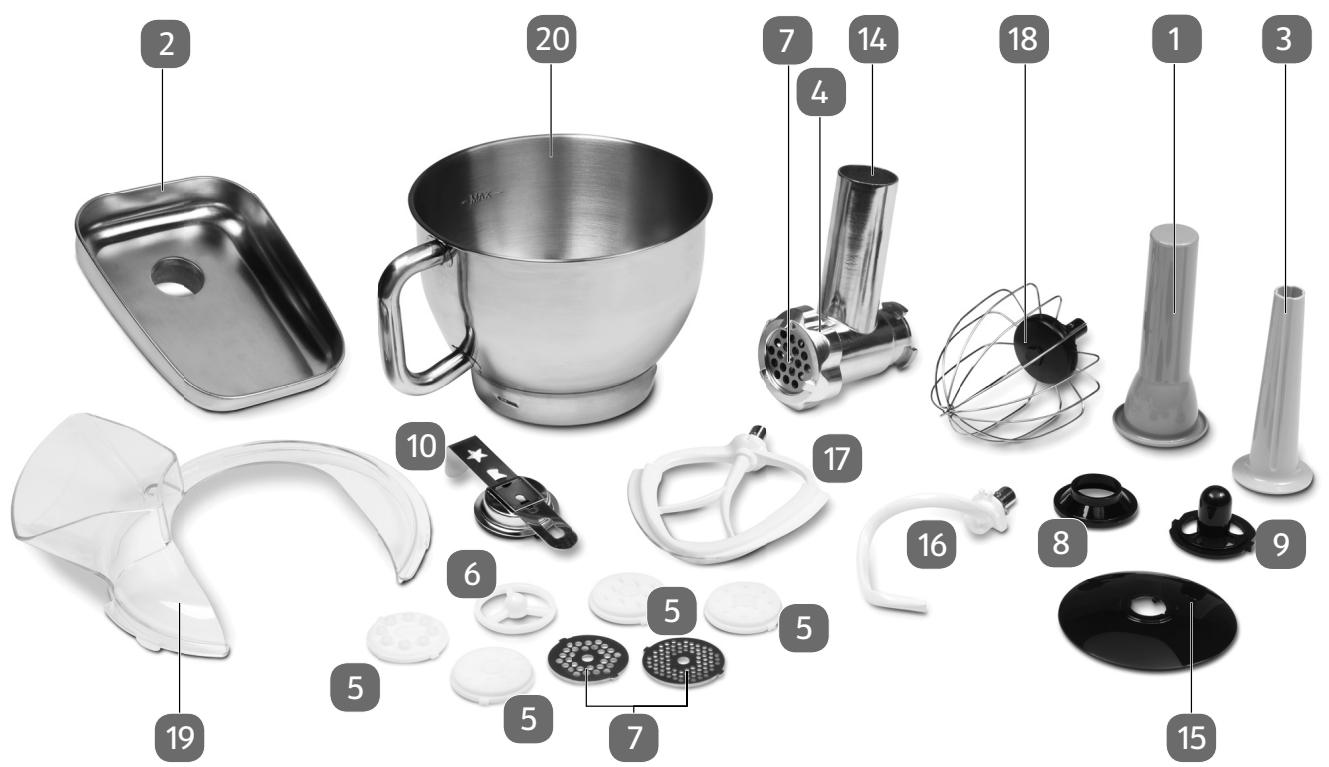 MEDION MD 16480 - Aperçu des accessoires - 1