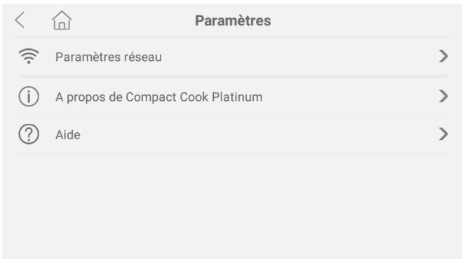 COMPACT COOK PLATINUM - Connexion au réseau WiFi - 1