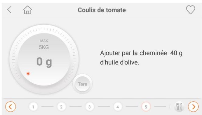 COMPACT COOK PLATINUM - 2/ Des étapes de pesage - 1
