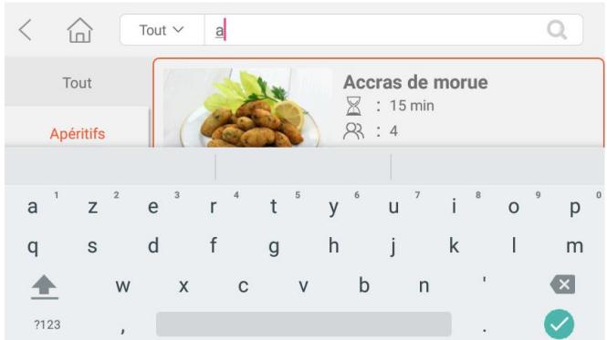COMPACT COOK PLATINUM - Recherche d'une recette - 2