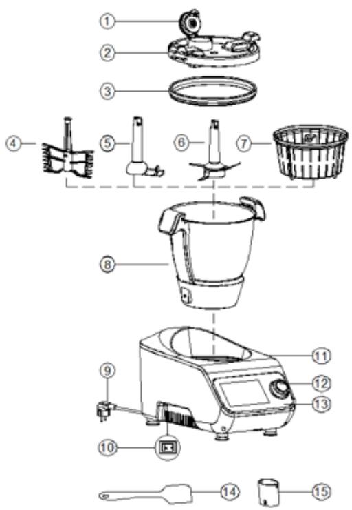 COMPACT COOK PLATINUM - Pièces et assemblage - 4