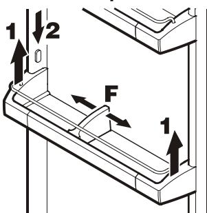 LIEBHERR IKV 3224 - Pour changer de place les balconnets de porte - 1