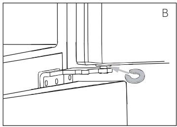 HAIER HTF-710DP7 - B) En utilisant les entretoises - 1