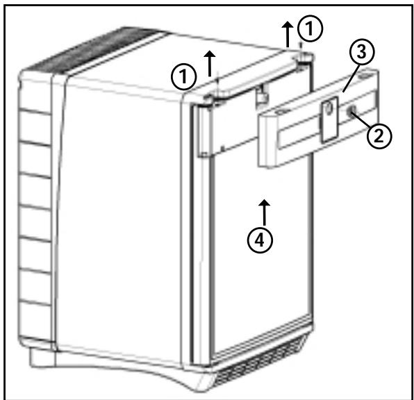 DOMETIC DS600N - Remplacement de l'habillage de porte (fig. 11) - 1