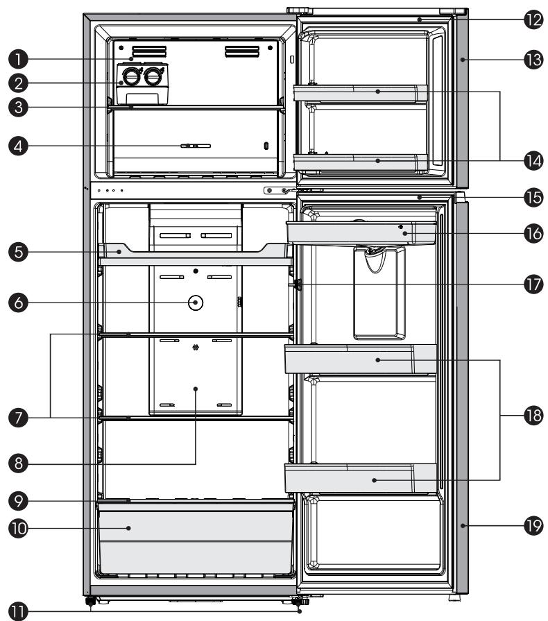 HISENSE RT600N4WC2 - Description de l'appareil - 1